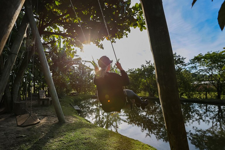 SITIO COM PISCINA EM FLORIPA NORTE DA ILHA 15min Jurerê