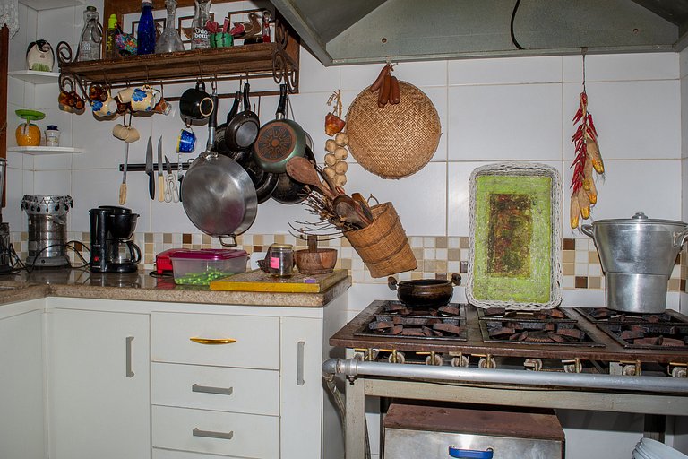 Geribá beach with pool and barbecue