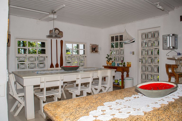 Geribá beach with pool and barbecue