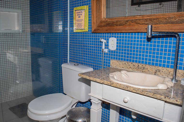 Geribá beach with pool and barbecue