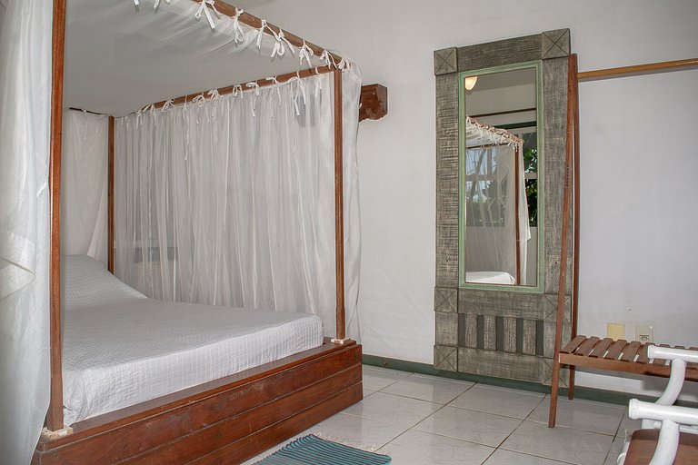 Geribá beach with pool and barbecue