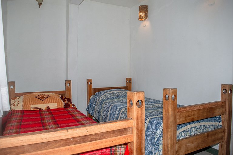 Geribá beach with pool and barbecue