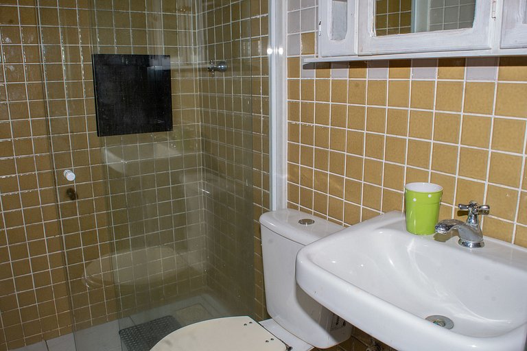 Geribá beach with pool and barbecue