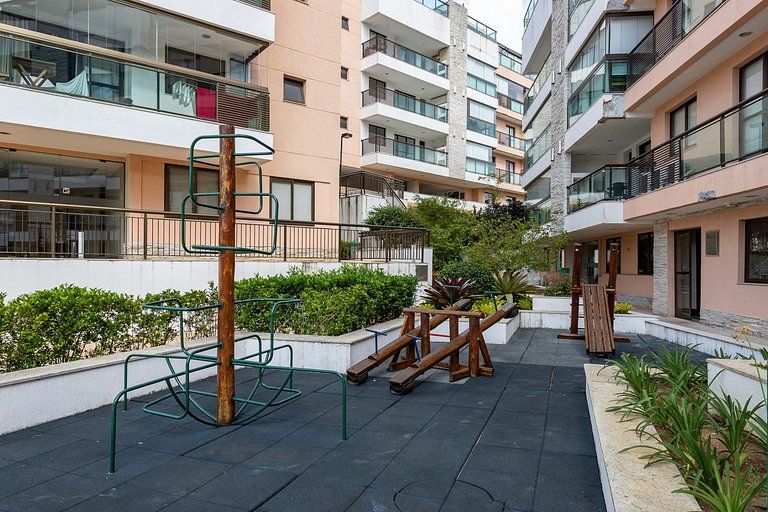 Apt com ar condicionado no Centro de Itaipava