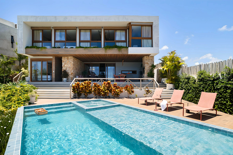 Mansão com vista para mar em Milagres