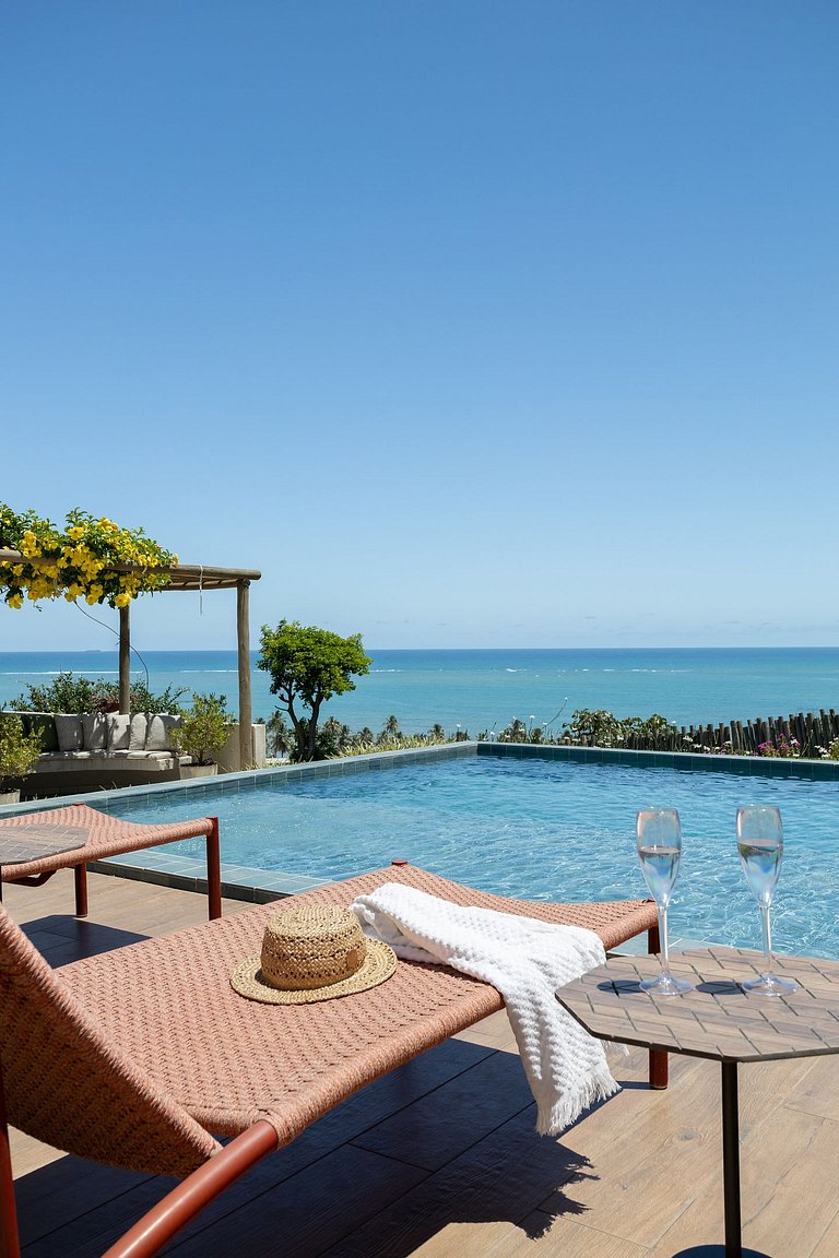 Mansão com vista para mar em Milagres