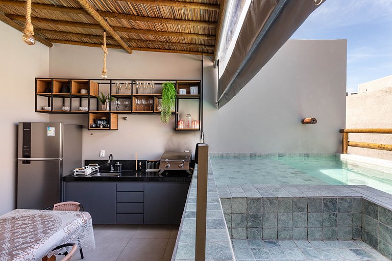 Paraíso perto do mar na Praia do Patacho com 4 suítes