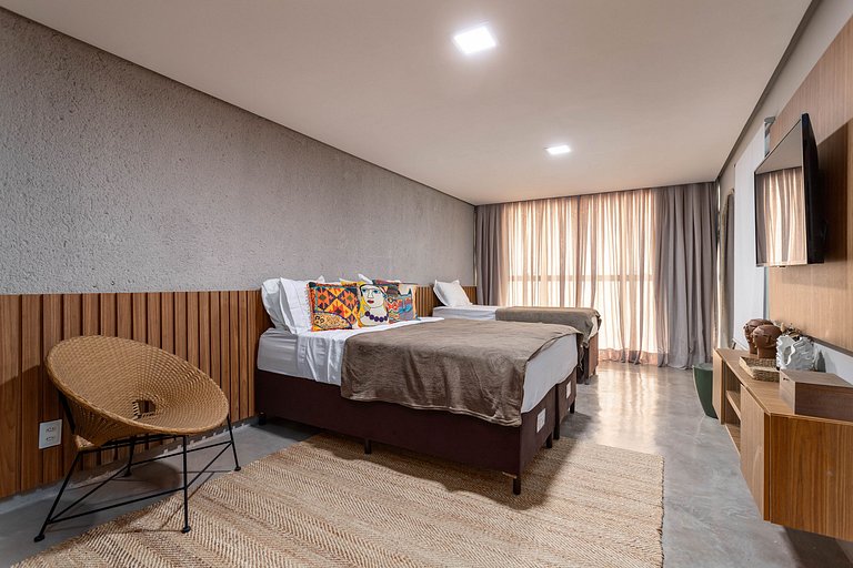 Paraíso perto do mar na Praia do Patacho com 4 suítes