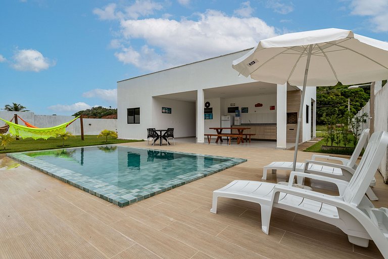 Casa com 4 suítes e piscina privativa em Milagres