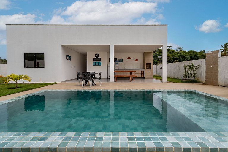 Casa com 4 suítes e piscina privativa em Milagres
