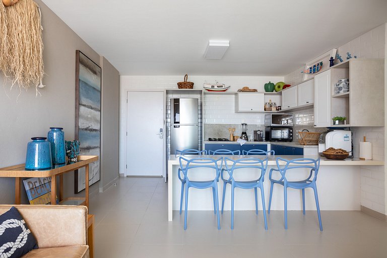 Luxury and comfort right on the beach in Barra de São Miguel