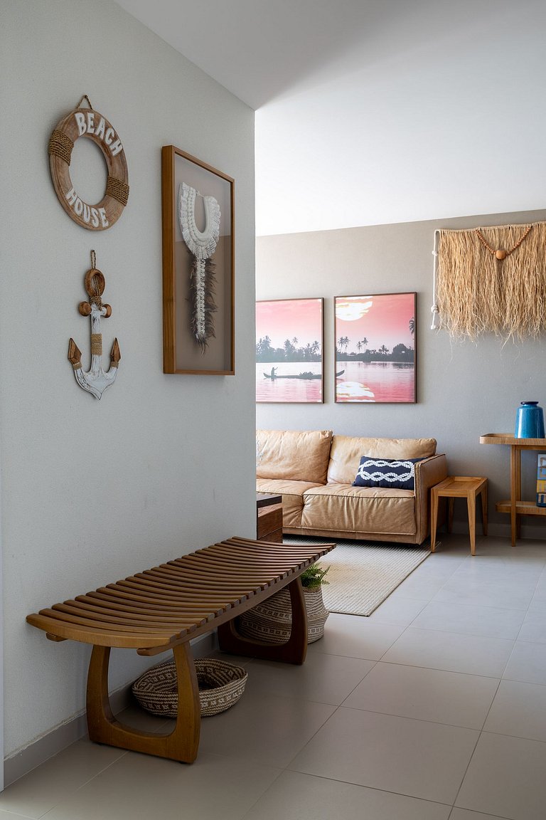 Luxury and comfort right on the beach in Barra de São Miguel