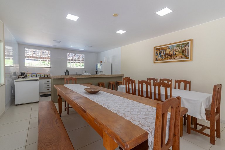 House with Pool and Barbecue at Praia Seca