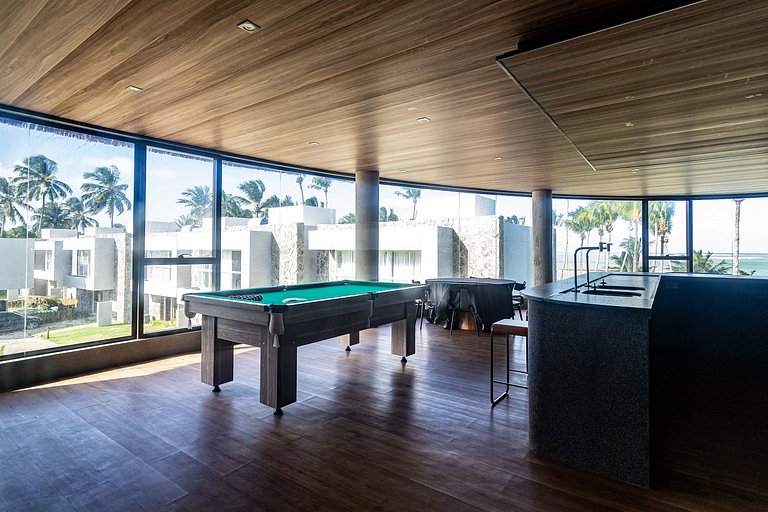 Luxury beachfront house at Praia do Marceneiro in Milagres