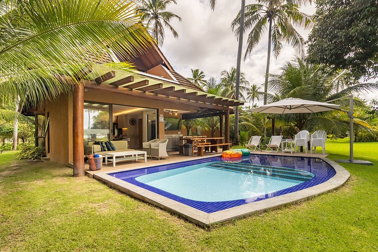 Bangalô pé-na-areia com serviço incluído no Eco Resort