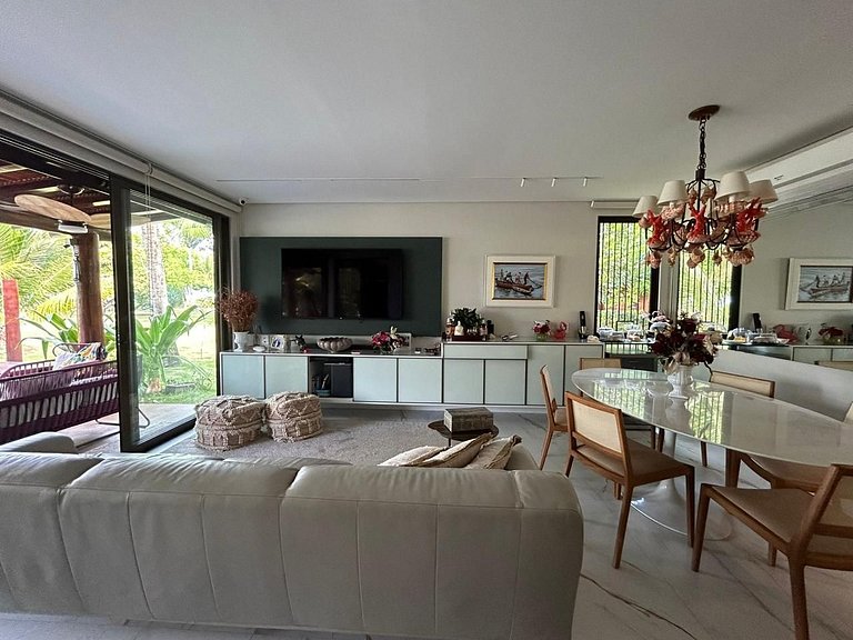 Bangalô pé-na-areia com serviço incluído no Eco Resort