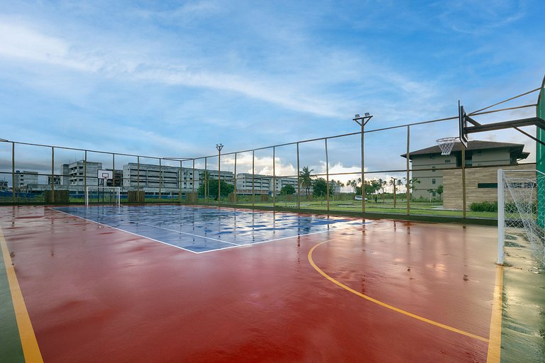 Flat beira-mar no Itah Residence – Muro Alto/PE