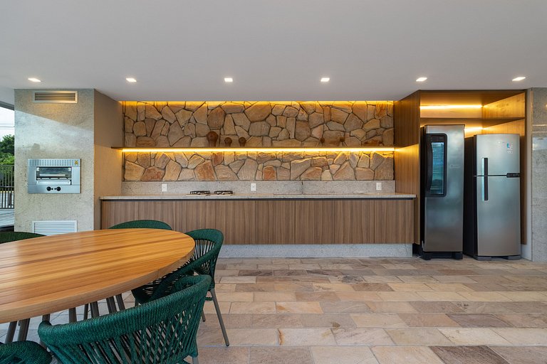 Flat beira-mar no Itah Residence – Muro Alto/PE