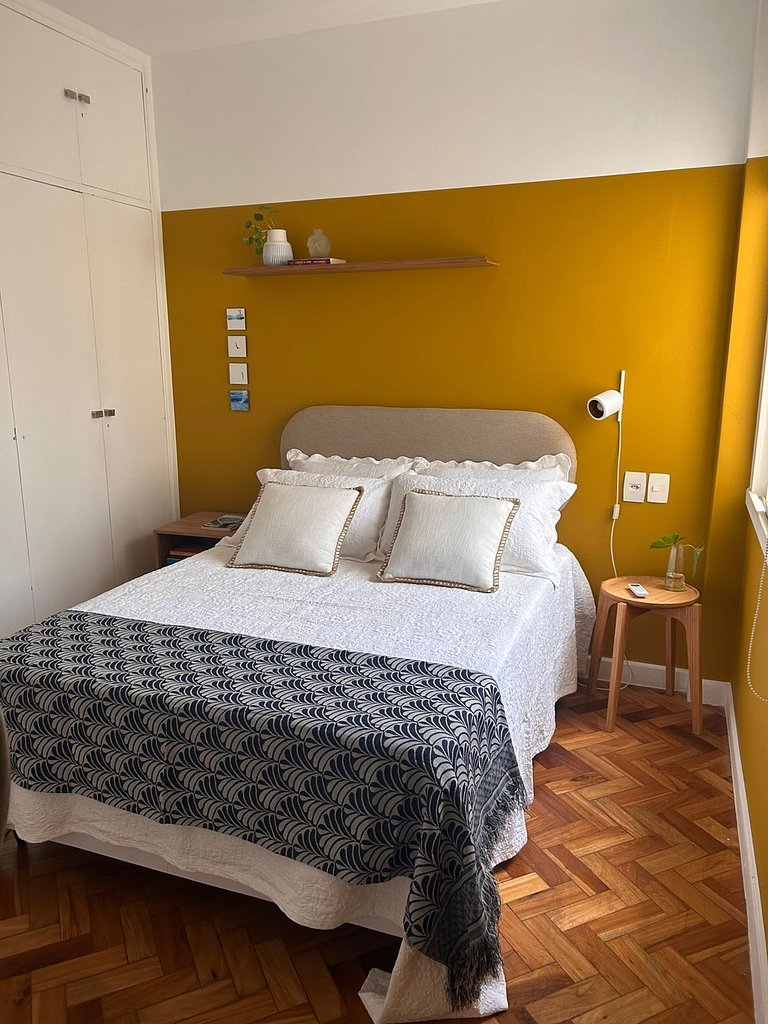 Espaçoso apt 2quartos a Passos da Praia de Ipanema