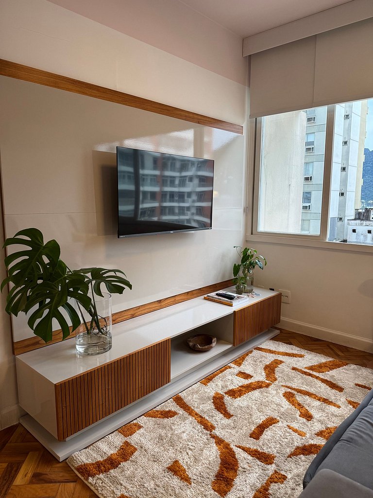 Espaçoso apt 2 quartos a Passos da Praia de Ipanema