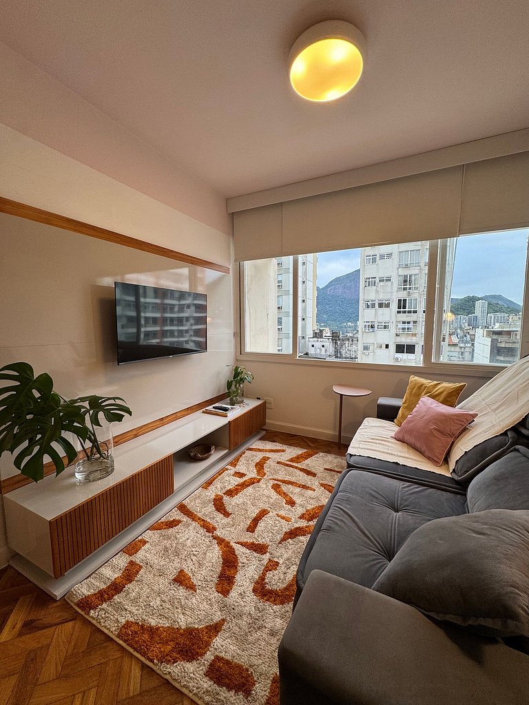Espaçoso apt 2 quartos a Passos da Praia de Ipanema