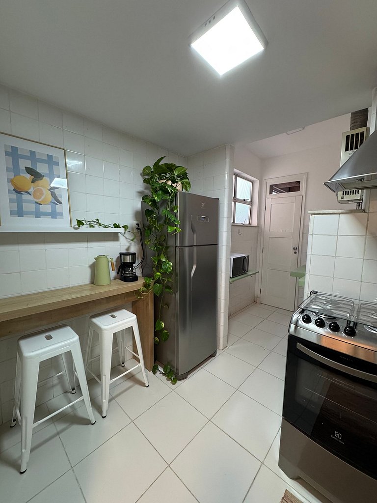 Espaçoso apt 2quartos a Passos da Praia de Ipanema