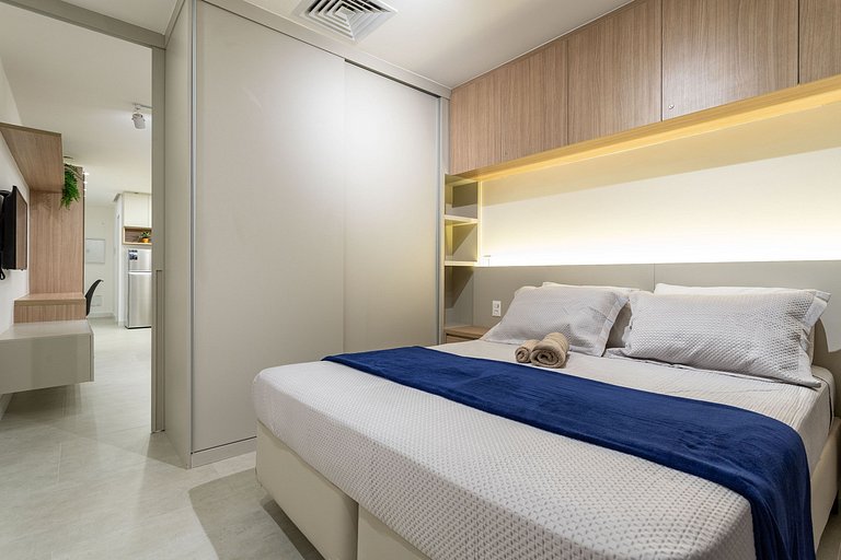 Apê with pool and gym: Metro 350m