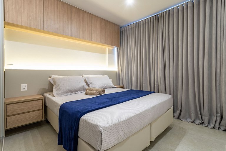 Apê with pool and gym: Metro 350m