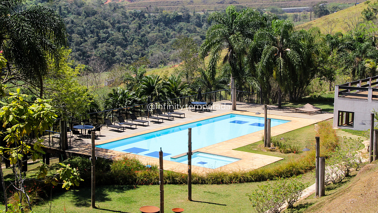 Igaratá: refúgio em meio a natureza com piscina