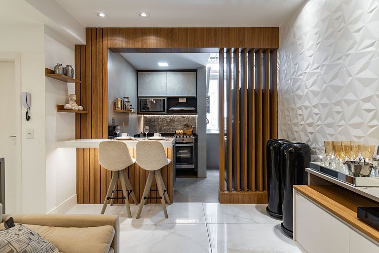 Fully equipped apartment in a prime Lapa location.