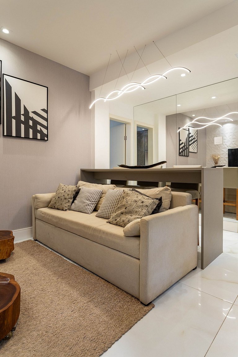 Fully equipped apartment in a prime Lapa location.