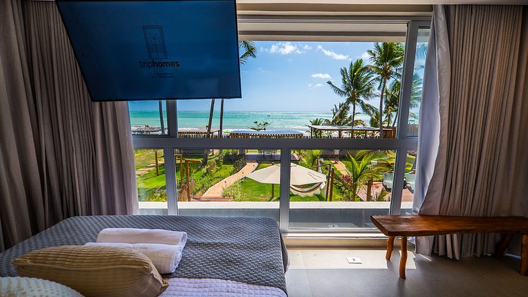 Luxury beachfront house at Praia do Marceneiro in Milagres