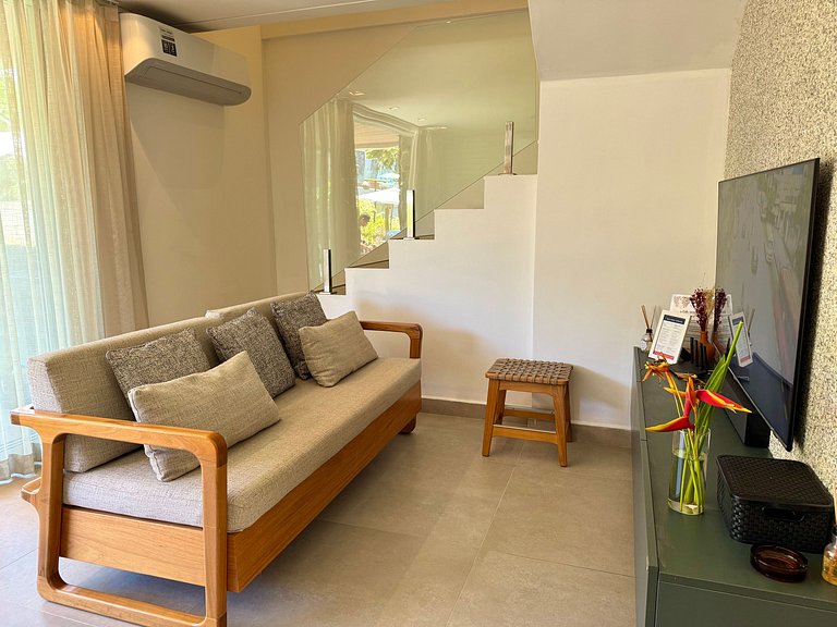 House with pool and barbecue in Milagres