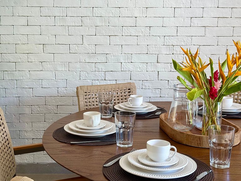 Casa de luxo no condomínio pé na areia na Praia Marceneiro