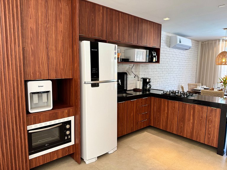 House with pool and barbecue in Milagres