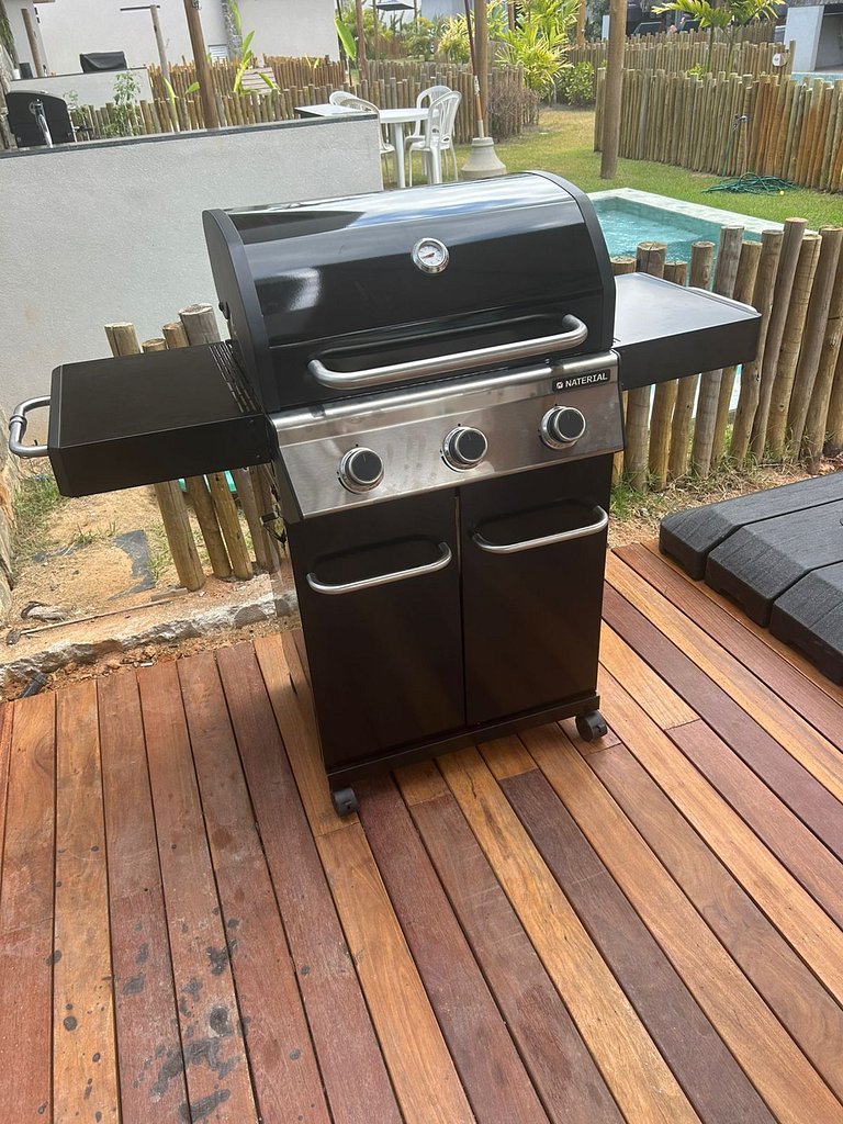 Casa de luxo no condomínio pé na areia na Praia Marceneiro