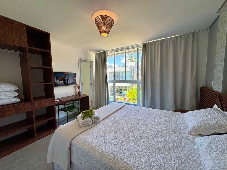 House with pool and barbecue in Milagres