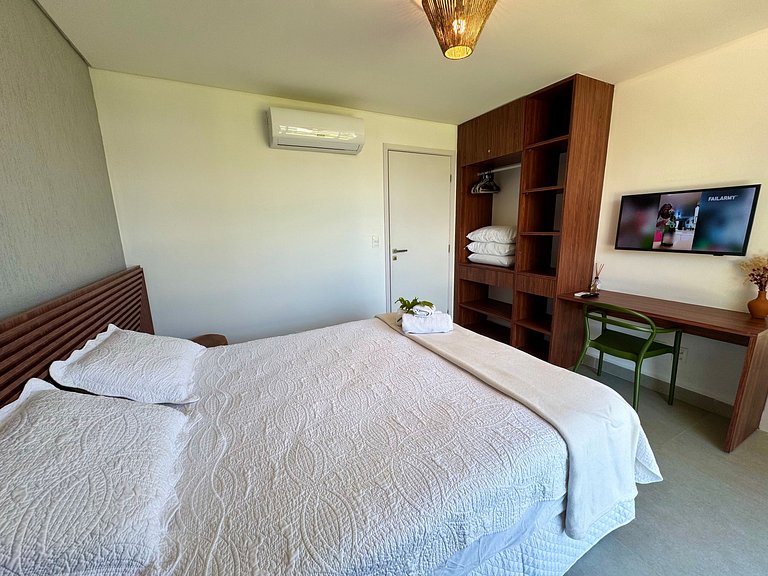 Casa de luxo no condomínio pé na areia na Praia Marceneiro