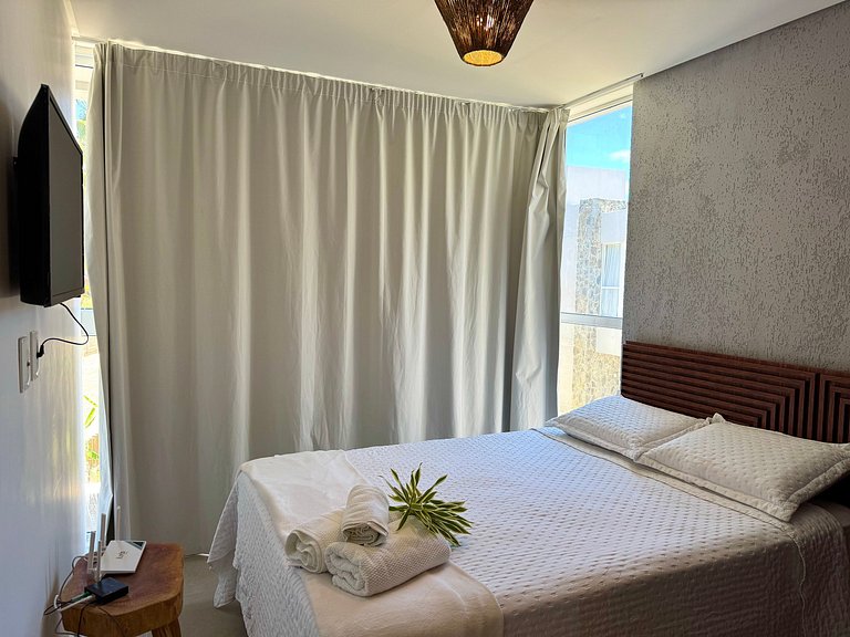 Casa de luxo no condomínio pé na areia na Praia Marceneiro