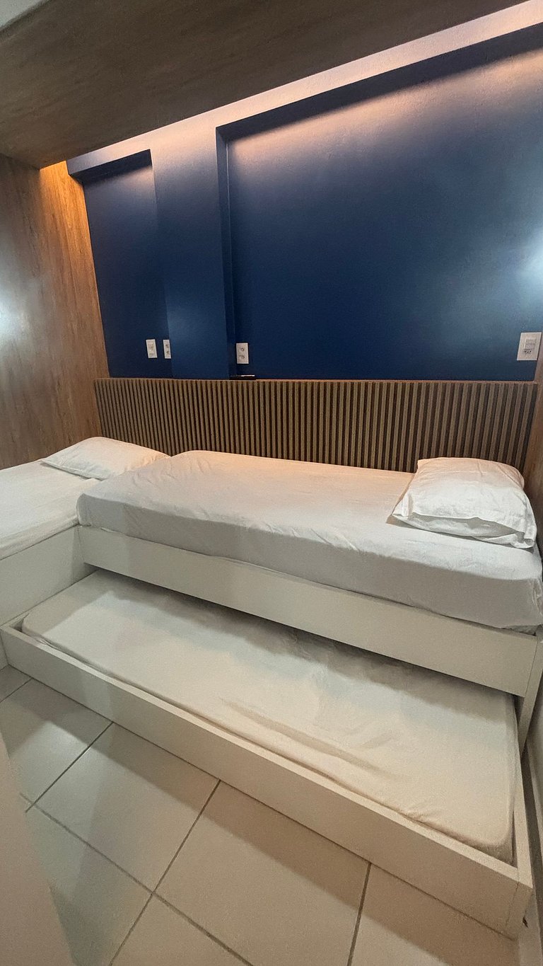 Eco Resort Praia dos Carneiros Apt Luxo Beira Mar 9 pessoas