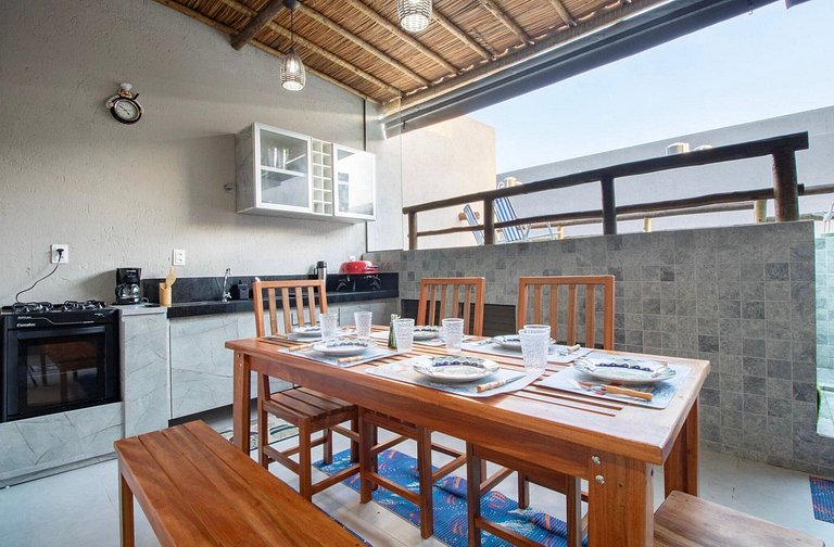 Paraiso beira-mar em patacho 4 suites