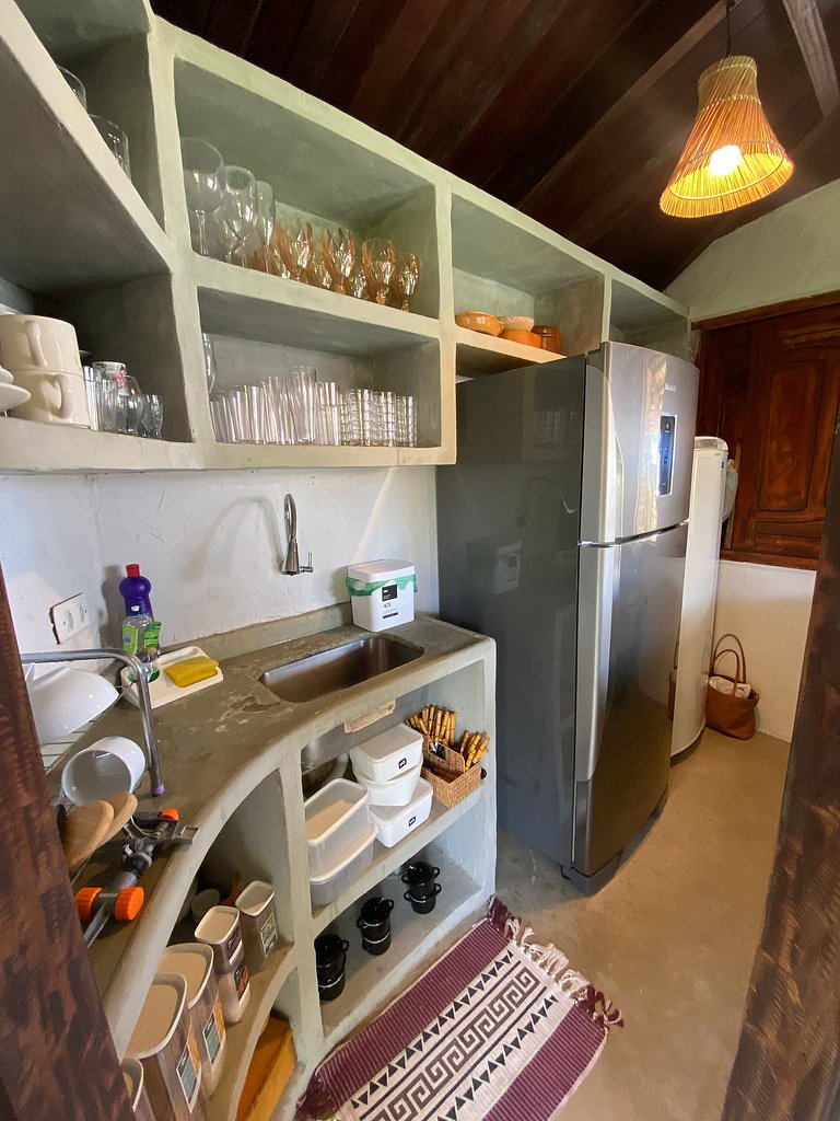 Casa pé-na-areia c/ piscina e churrasqueira em Japaratinga