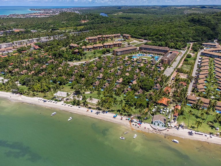 Bangalô pé-na-areia com serviço incluído no Eco Resort