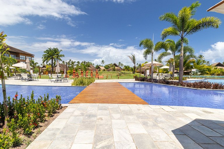 Bangalô pé-na-areia com serviço incluído no Eco Resort