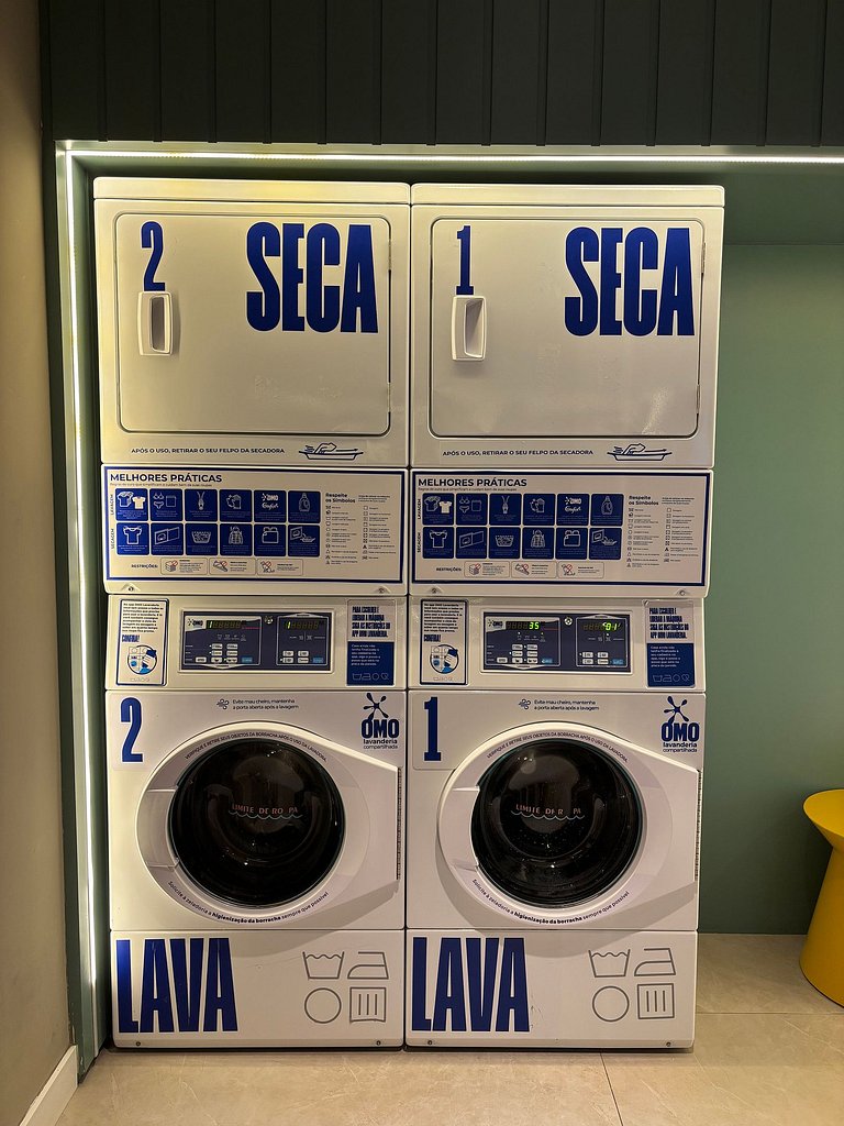 Ar condicionado, piscina, roupas de cama e muito mais