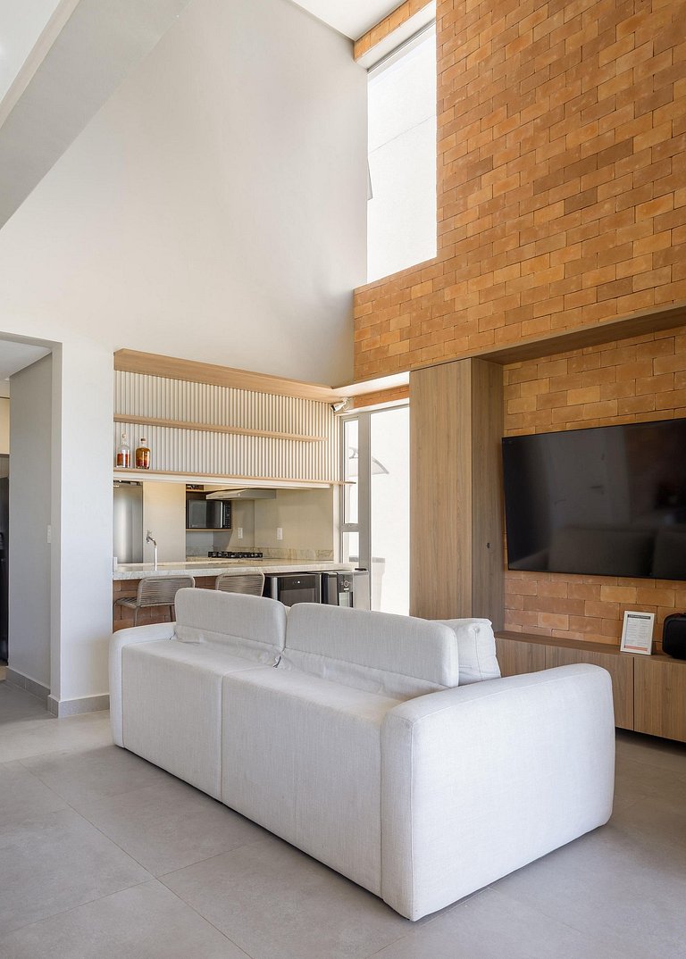 Casa de luxo pé na areia na Praia Marceneiro, Milagres