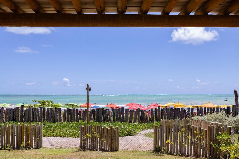 Casa de luxo pé na areia na Praia Marceneiro, Milagres