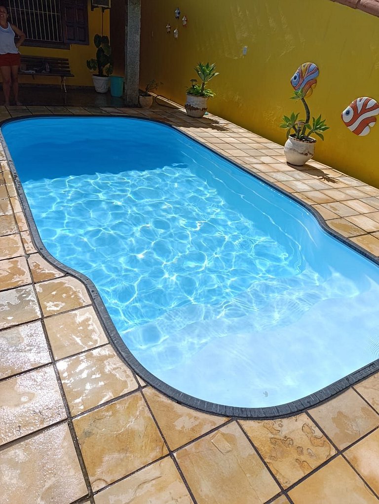 Casa com piscina e churrasqueira na Praia Seca Araruama