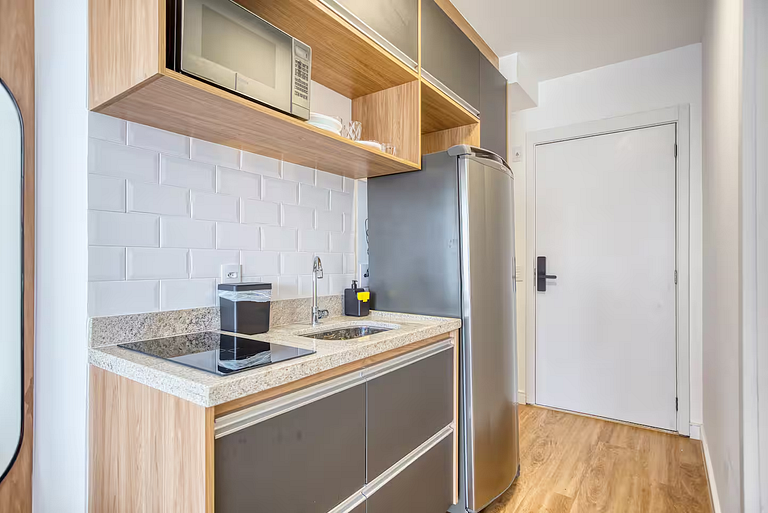 Apt Paraíso, 4 pessoas - Piscina, academia e wifi