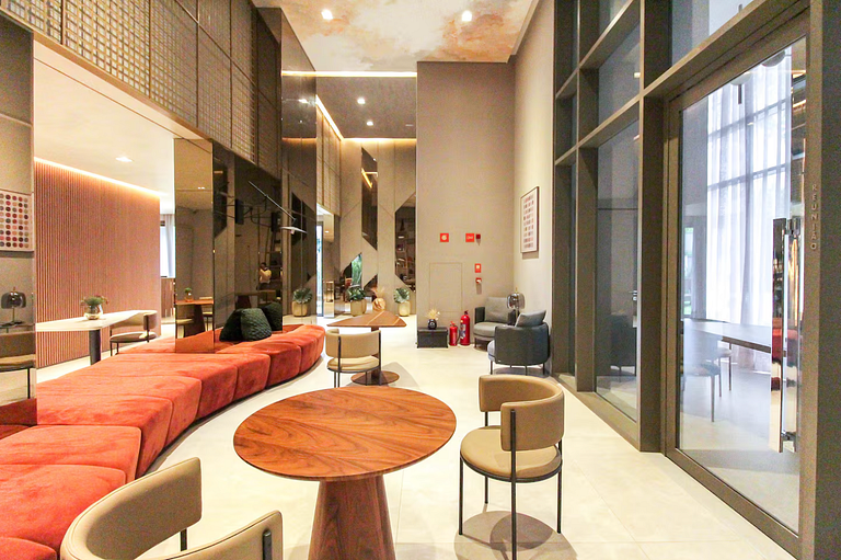 Apt Paraíso, 4 pessoas - Piscina, academia e wifi
